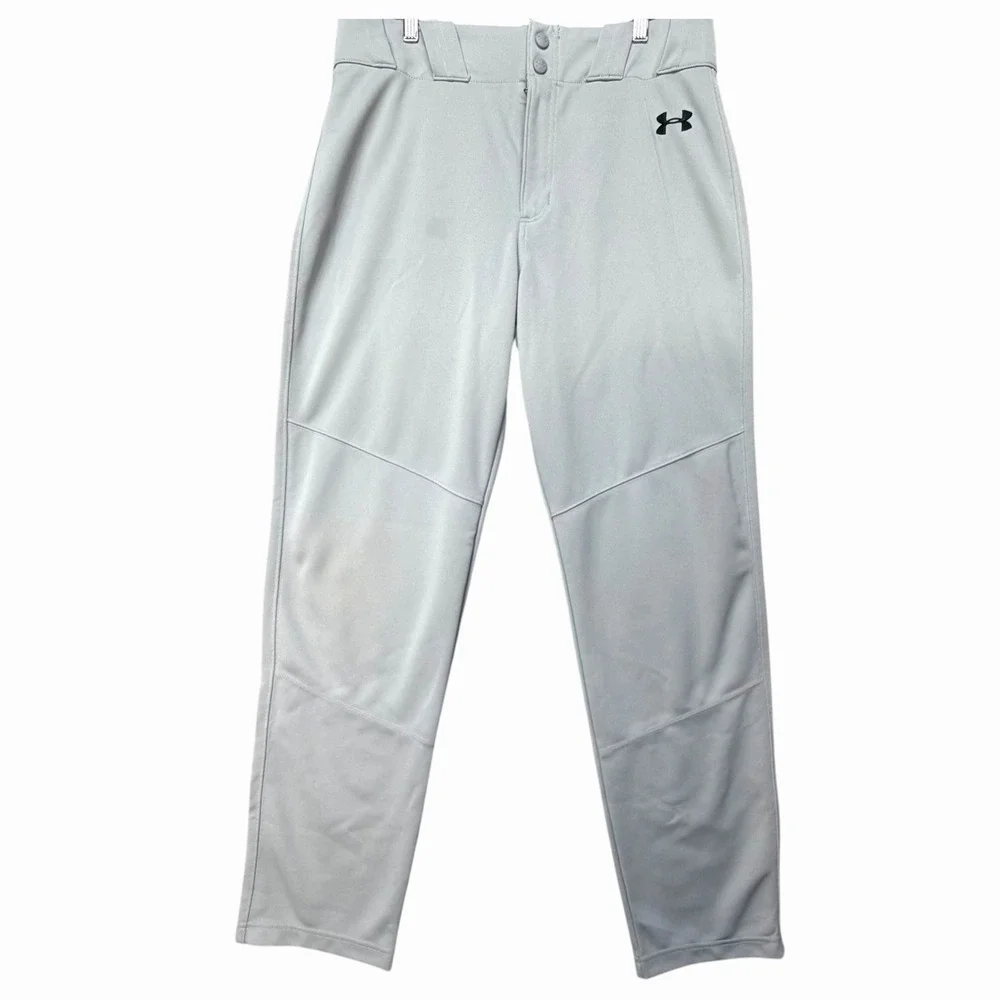 Under Armour Mens Baseball Pants Gray Athletic Training Sports Size‎ Large